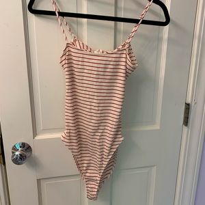 Out frim Under Tie Back Bodysuit